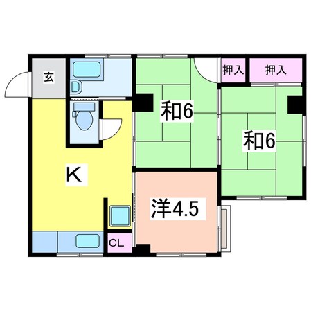 本町レジデンスの物件間取画像